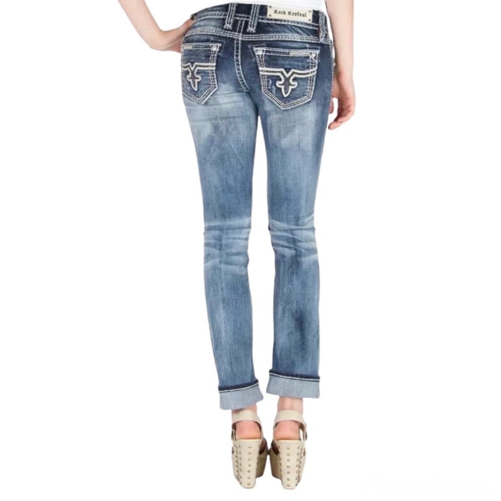Rock Revival Jacklyn Straight Stretch Jeans